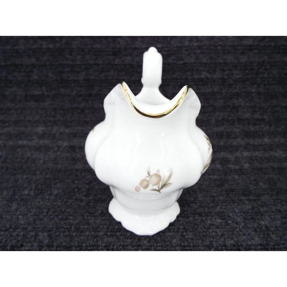 Johann Haviland Sepia Rose Creamer Sugar Bowl Set Bavaria Germany